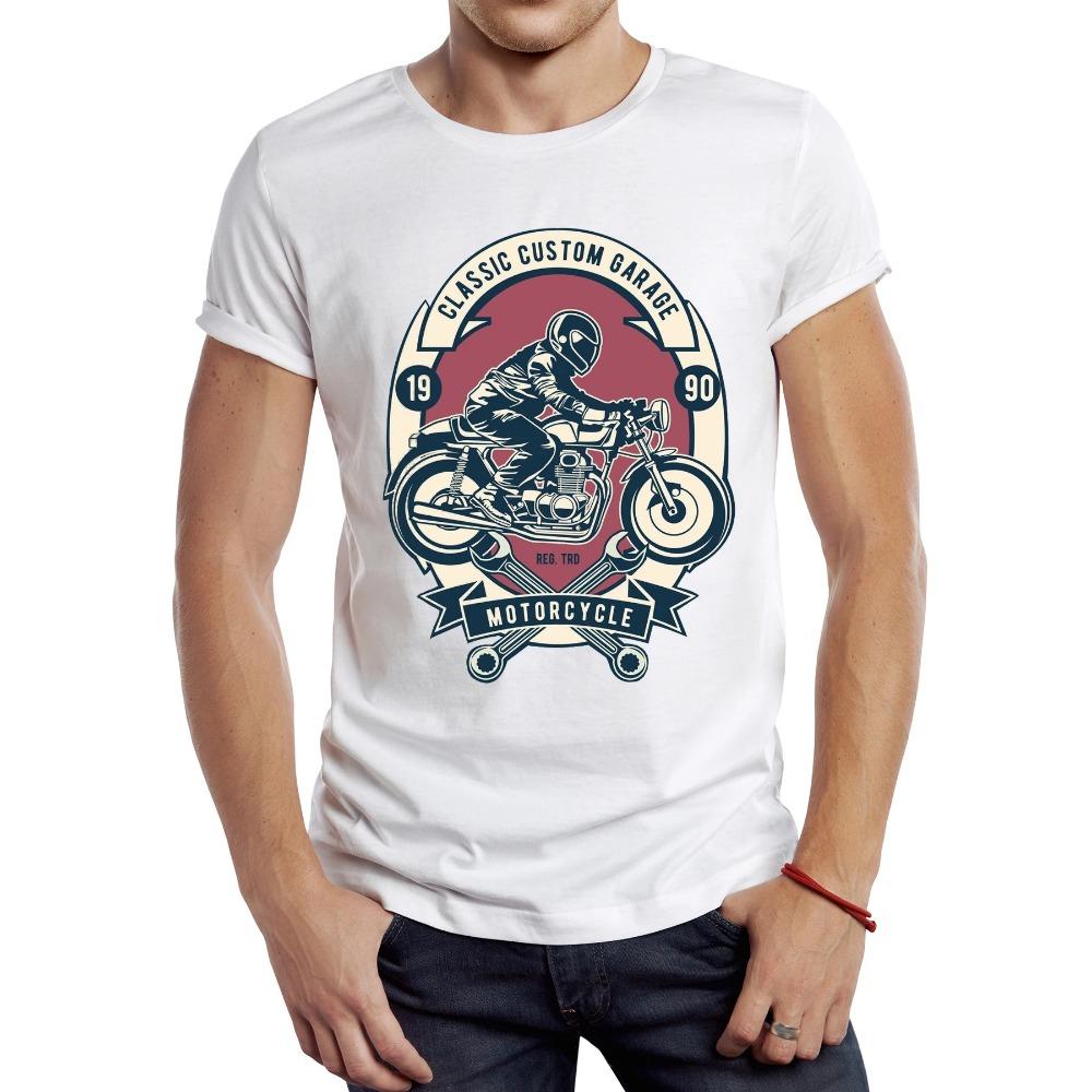 

Винтажная грязная мужская футболка с изображением мотоцикла, повседневная крутая мужская футболка с принтом в стиле хипстер, ретро-футболка с принтом мотокросса XXXL