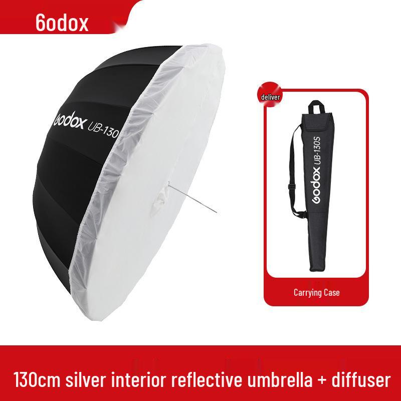 Godox UB Parabolic Reflector Umbrella: Large, Portable, Multifunctional Light for Studio and Outdoor Photography.