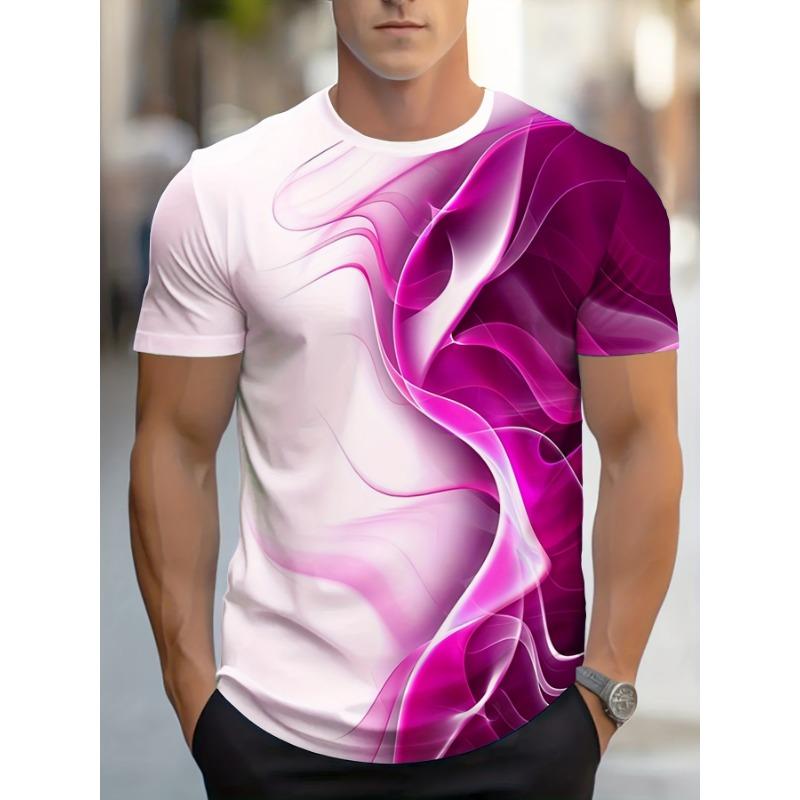 T-shirt Estive Digitali Stampate da Uomo Sono Marche Trendy con Nuovo Design Stampato Maniche Corte. Adatto per l'uso quotidiano all'aperto