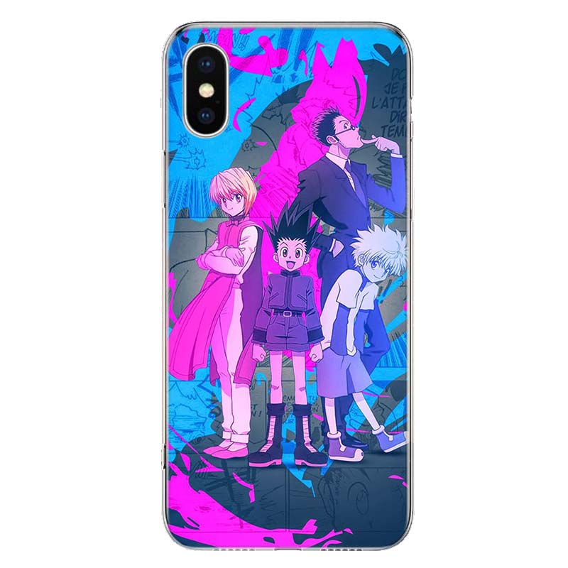 

Чехол для телефона «Аниме Hunter x Hunters» для Apple iPhone 11 12 13 14 Pro 7 XR X XS Max 6 6S 8 Plus + Mini 5 SE, мягкий чехол с принтом iPhone 7 Plus