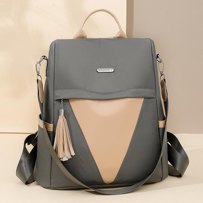 This Backpack Is A Simple, Fashionable, Soft-surfaced, Large-capacity Casual Backpack for Students