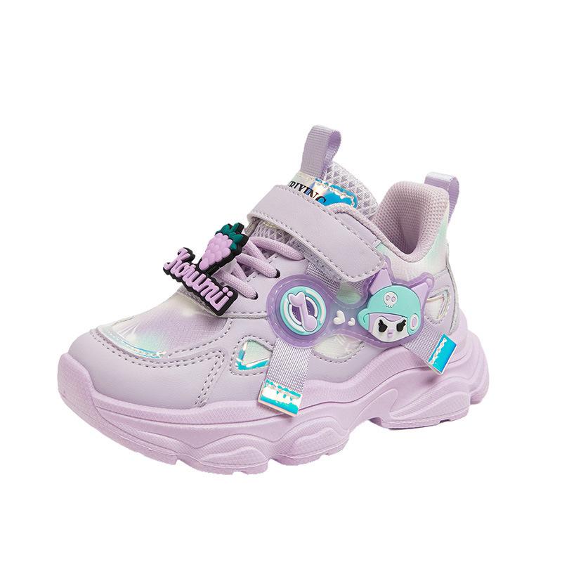 2026 New Autumn Girls' Dad-Style Sports Shoes for Medium and Large Children