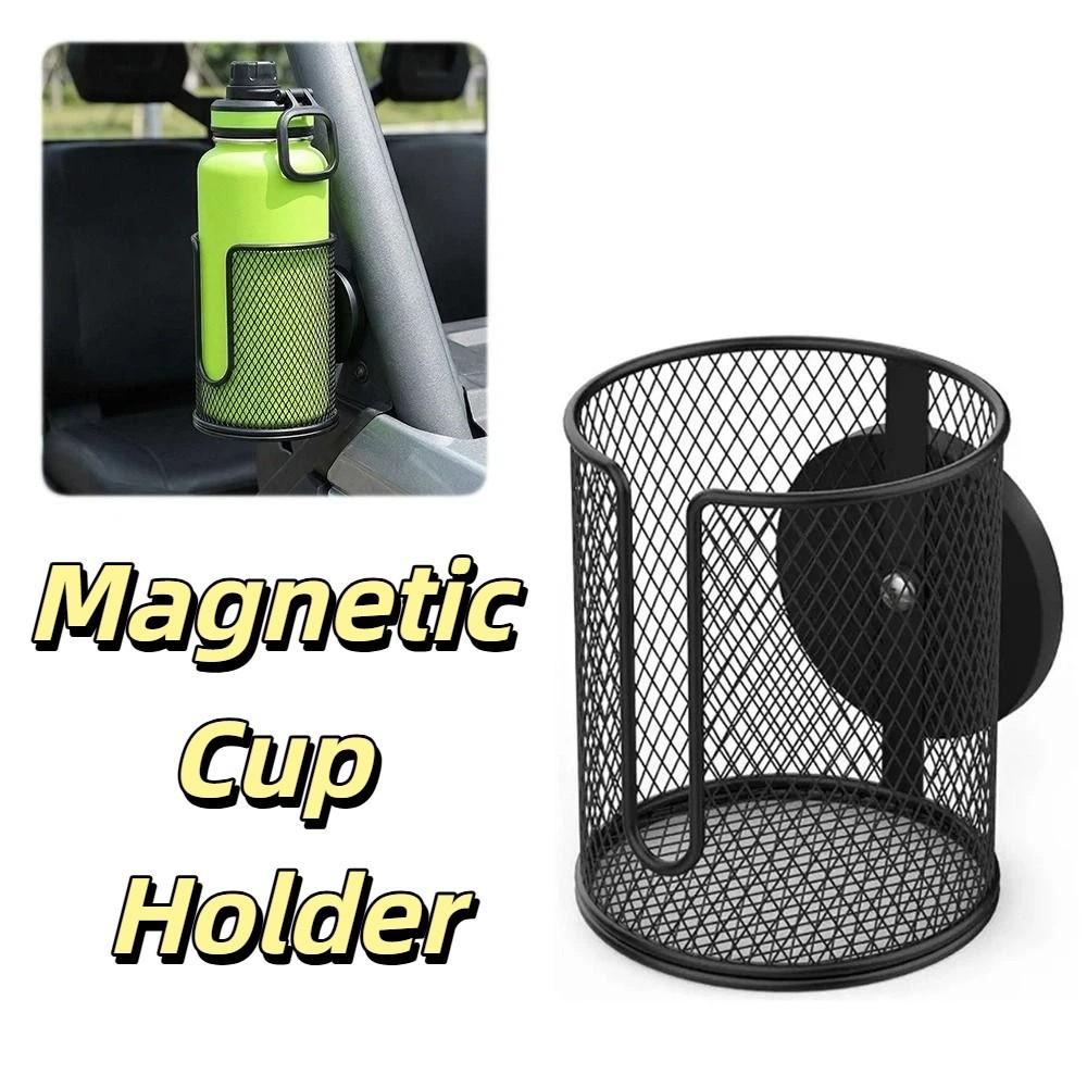 Anti Fall Magnetic Cup Holder Fully Covered Drink Holder Magnet Magnetic Car Cup Holder  Mower