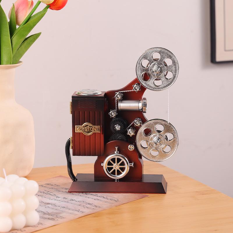 Vintage Gramofon Müzik Kutusu: Ev veya Ofis İçin Dekoratif Süs, Mükemmel Sevgililer Günü veya Doğum Günü Hediyesi