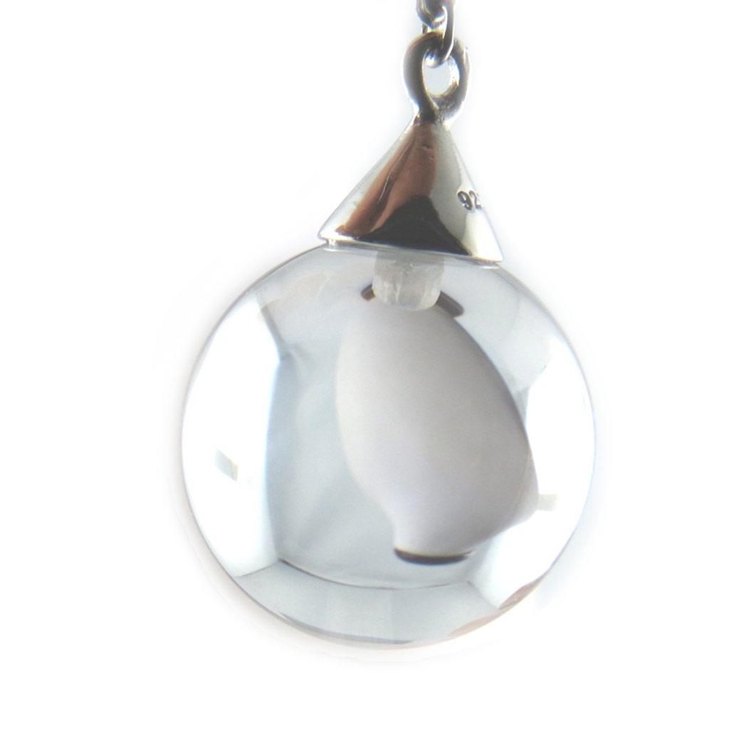 Les Trésors De Lily [E9072] - Collier Argent 'Réglisse' Blanc