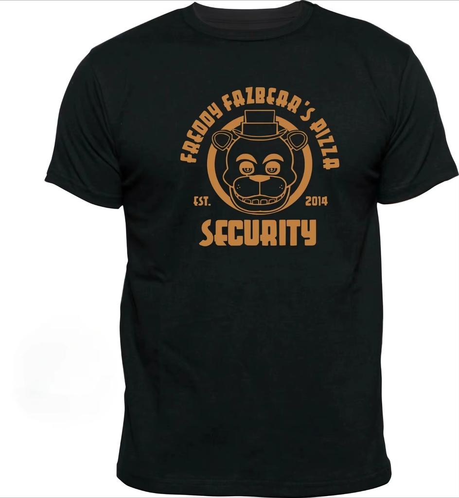 Five Nights At Freddys FNAF Mens Humorous Graphic TShirt 2026 New Cotton Classic Crewneck Short Sleeve Casual Tee