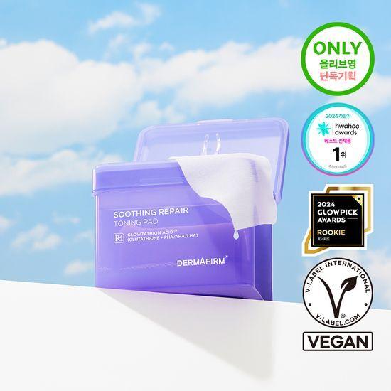 Dermafirm Soothing Repair Toning Pad R4 70 Sheets (+70 Refills)