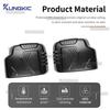 ABS Matte black for Suzuki Jimny JB64 JB74 2018 2019 2020 2021 2022 2023 2024 2025 LHD RHD Car Rearview Mirror Cover Trim 2pcs