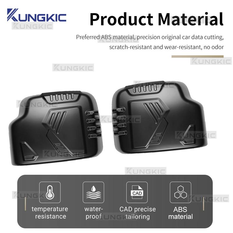 ABS Matte black for Suzuki Jimny JB64 JB74 2018 2019 2020 2021 2022 2023 2024 2025 LHD RHD Car Rearview Mirror Cover Trim 2pcs