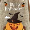 12 Pcs Halloween Treat Bags Burlap Gift Bags Mini Drawstring Candy Bags Pumpkin Pattern Goodie Bags for Halloween Party Favors