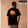 Converse Seoul CiTy Bungeoppang BackprinT T shirT Oversized Black Mch647 023