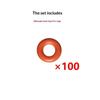 20/50/100 Pcs Silicone O-Ring Seals Maintenance Set Compatible With Jura Series Coffee Machines