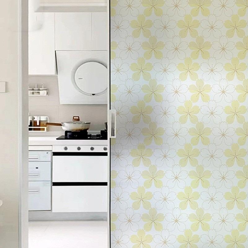 Milchglasaufkleber, elektrostatischer Fensteraufkleber, Toilettenfensteraufkleber, Lichtdurchdringung, Anti-Peeping-Folie im chinesischen Stil