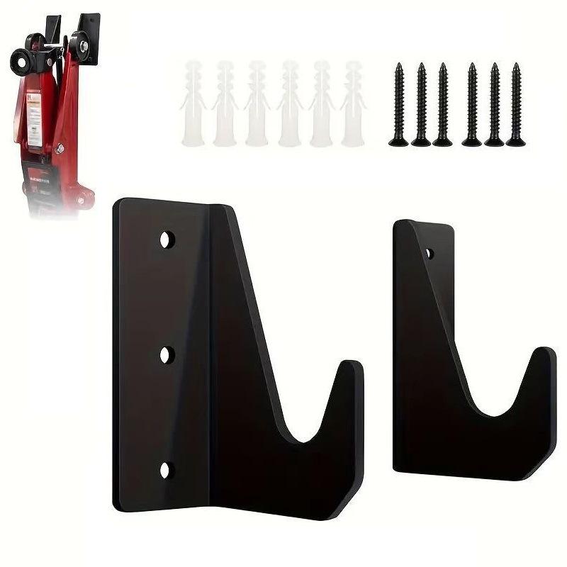 Multifunctional Floor & Wall-Mounted Garage Tool Holder with Hooks