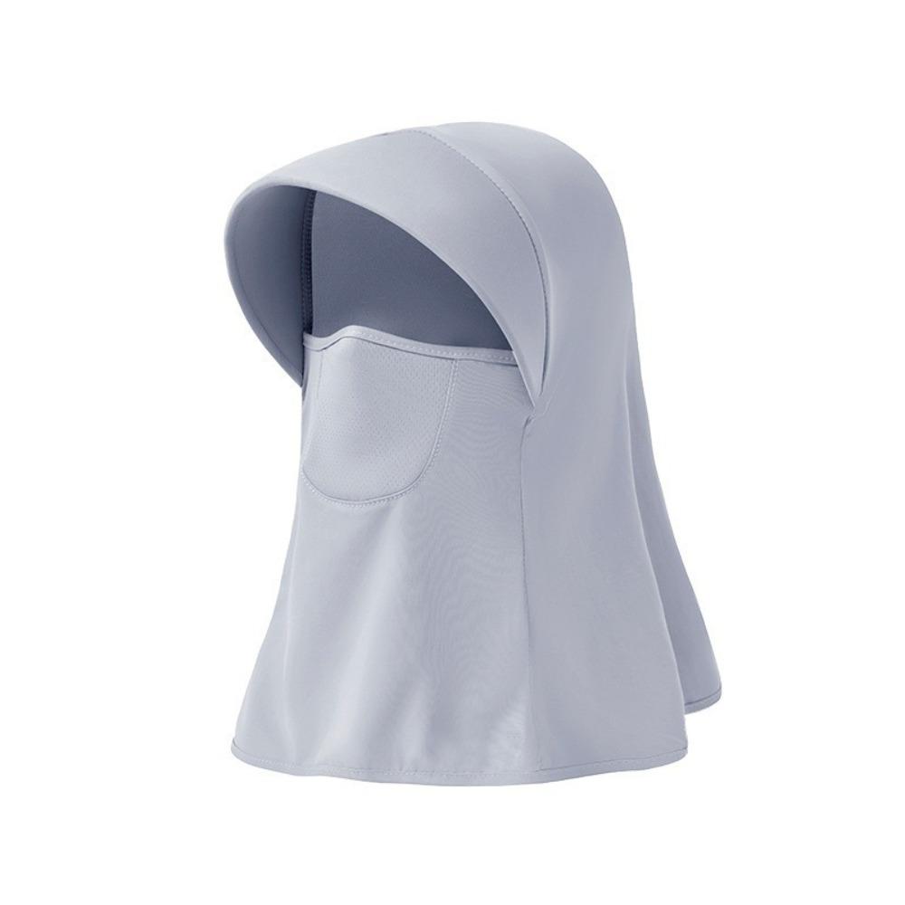 Dustproof Ice Silk Mask UV Protection UV Protection Veil Thin Sunscreen Face Cover  Riding