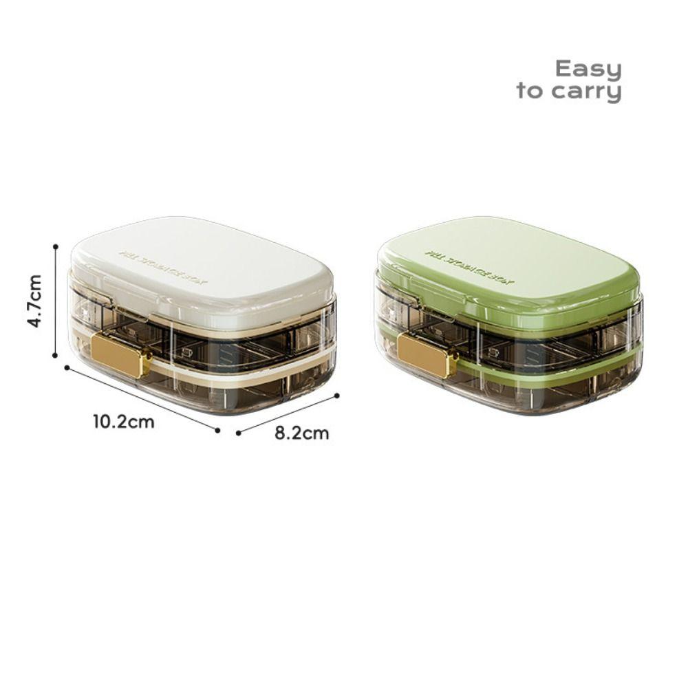 Sealed Medicine Tablet Organizer Multi-Layer Pill Container Box New Weekly Pill Case