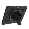 For iPad Pro 11 (2024) Case Kickstand PC+TPU Shockproof Tablet Cover with Hand Strap