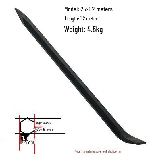 Special Steel Crowbar Nail & Tire Pry Bar for Auto Repair and Wood Crate Disassembly