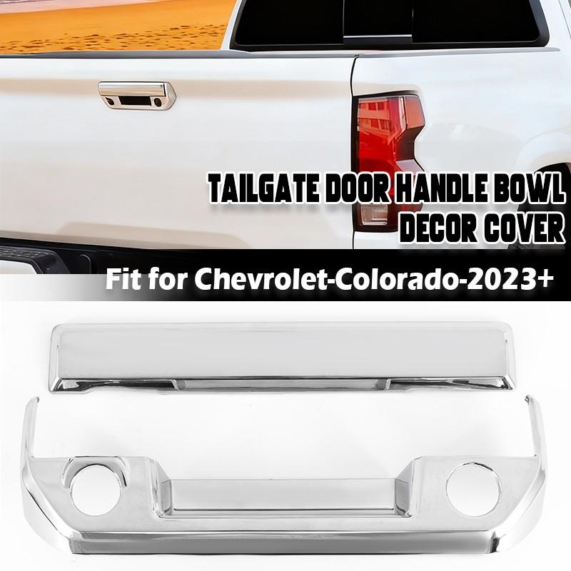 Tailgate Trunk Door Handle Decor Cover Trim For Chevy Colorado 2023-2025 Chrome