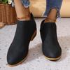 Women Boots Autumn New Pointed Thick Heel Boots Women Plus Size Fashion Shoes for Women Comfortable Casual Boots Botas De Mujer