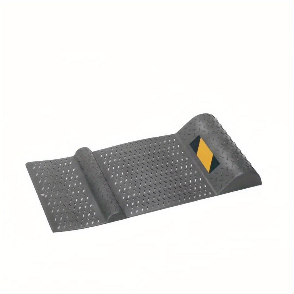 [Durable PE Material Parking Aid] 1pc Anti-Slip Car Parking Guide Mat, Universal Fit for Garage Vehicle Safety & Precision Parking Aid