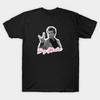 Men Black Print T-shirt Vice Principal Manilow No-Cut Transfer Paper Print Cotton Tshirt