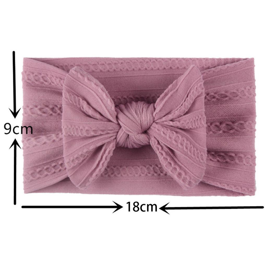 Baby Nylon Stirnbänder Haarbänder Haarschleife Gummibänder Haarschmuck für Baby Mädchen Neugeborene Kleinkinder Kinder