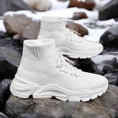 Stoff Hi-Top Kawaii Stiefel Vulkanisierte Damensneaker Herbstfarbene Schuhe Sportlich Lässig Top Luxus Besucher Sneaker