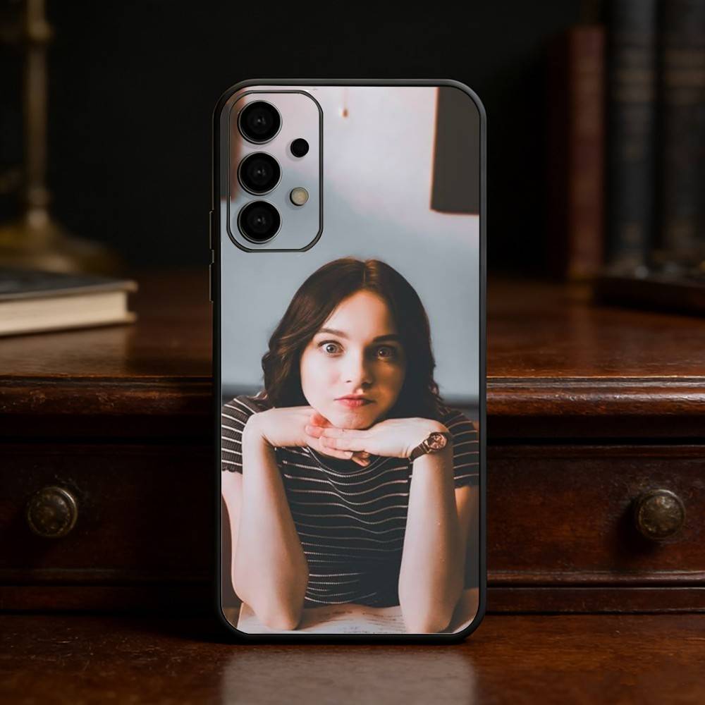 Lovely E-Emma Actor M-Myers Phone Case For Samsung S25,24,23,22,30,21,10,9,Ultra,Plus,Lite Soft Black Case