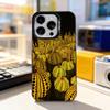 Pumpkin Yayoi Kusama Art For iPhone 17,16,15,14,13,12,11,Pro,Max,Plus,E,Air,Mini Anti Fall Black Matte Hard Bumper Phone Case