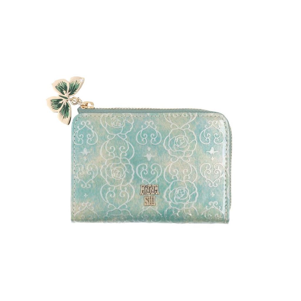 Anna Sui Rose Heart Mint Women's Multi-Purpose Case, (New)
