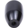 ApplianPar Black Universal Transmission 5 Speed Manual Shift Knob M10x1.5 Screw Adapter Nuts JDM for Acura for Honda