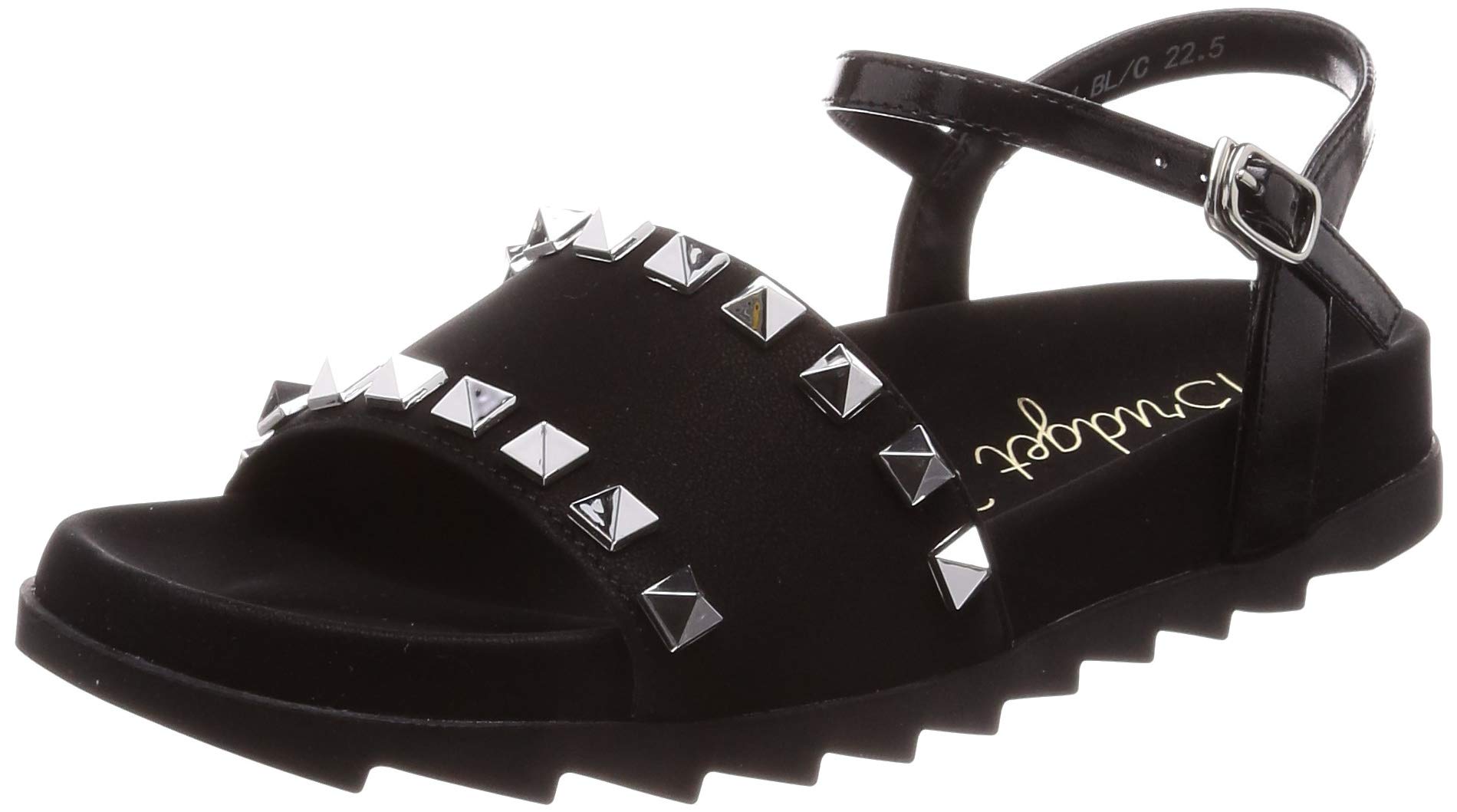 

Bridget Birkin Women s Pyramid Stud Sandals, Size 22.5cm, Black, 592201