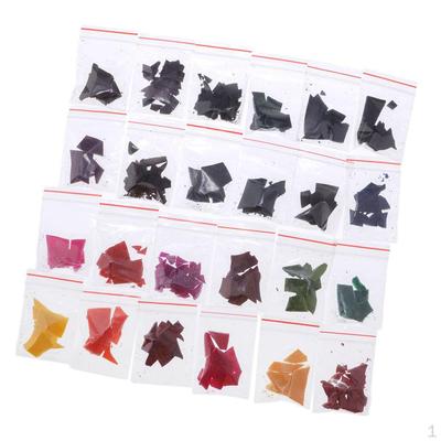 Assorted 24 Colour Soy Candle Wax Dye Chips for Making 48g Melts -DIY Candles