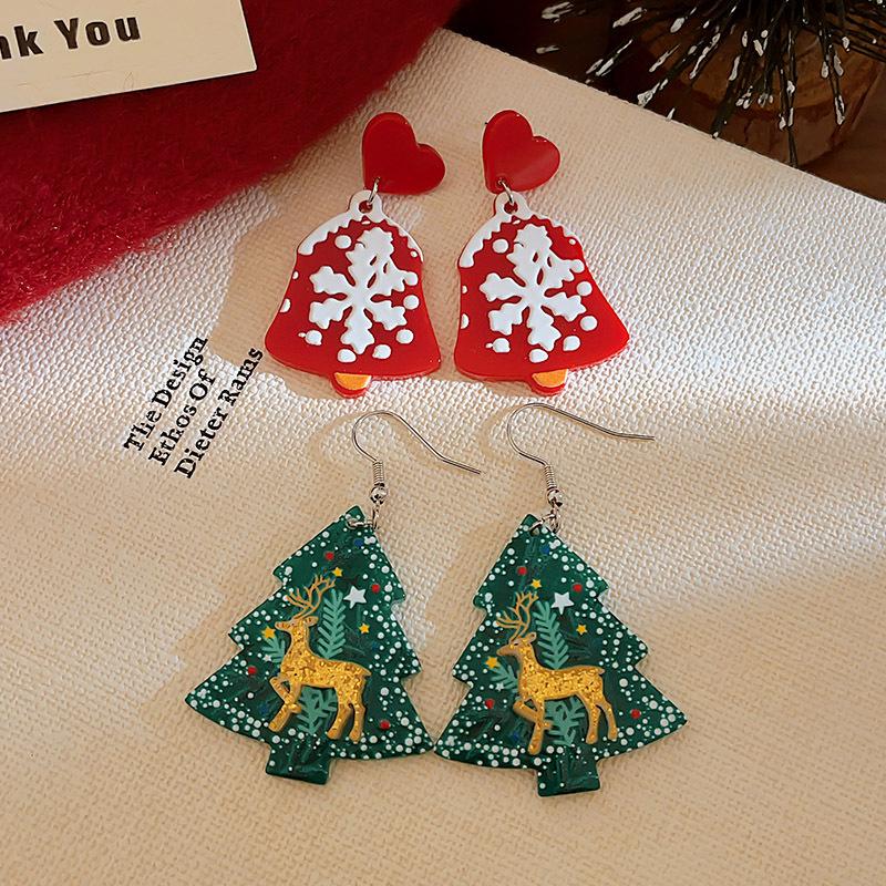 Elegant Christmas Stud Earrings: Cute & Festive Designs for Women - New 2026 Autumn/Winter Collection