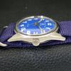 FAVRE LEUBA SEA KING 102 VINTAGE HAND-WINDING SWISS MENS BLUE WATCH a703709-1