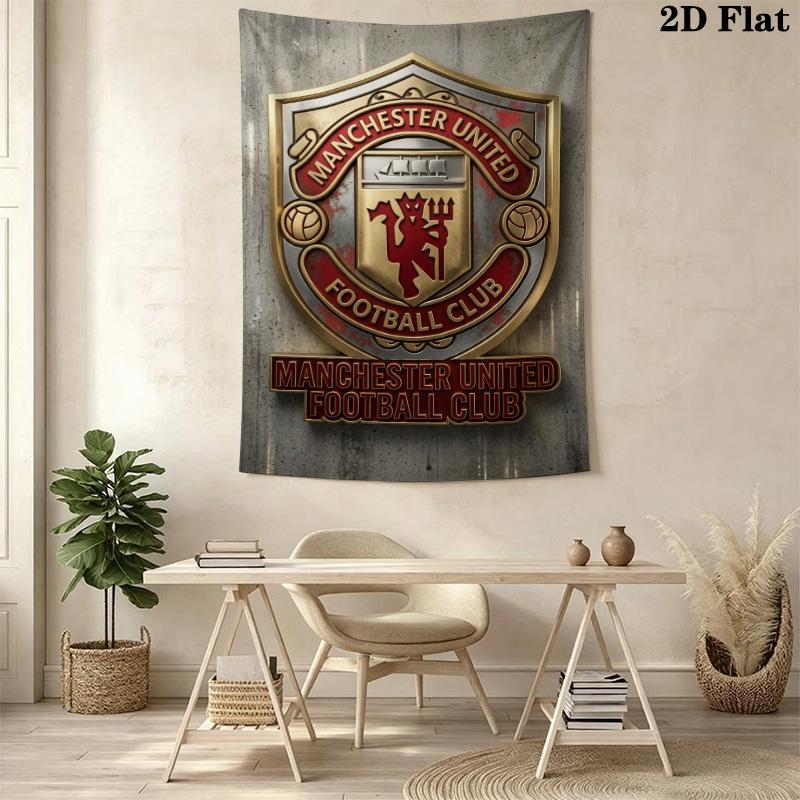 Manchester Crest Artwork Bedding 1 Duvet Cover 2 Pillowcase Without Core Christmas Birthday Gift Duvet Cover And Pillowcase