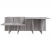  Coffee Tables 2 Pcs. Grey Sonoma Oak, Wood-based Material