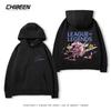 League of Legends LOL Lingluo Puppe Gwen Print Herren Kapuzensweatshirt Herbst und Winter Outdoor Plus Samt Locker Erwachsene Oberteile