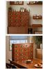 Retro Solid Wood Multi-Purpose Storage Cabinet for Living Room or Bedroom