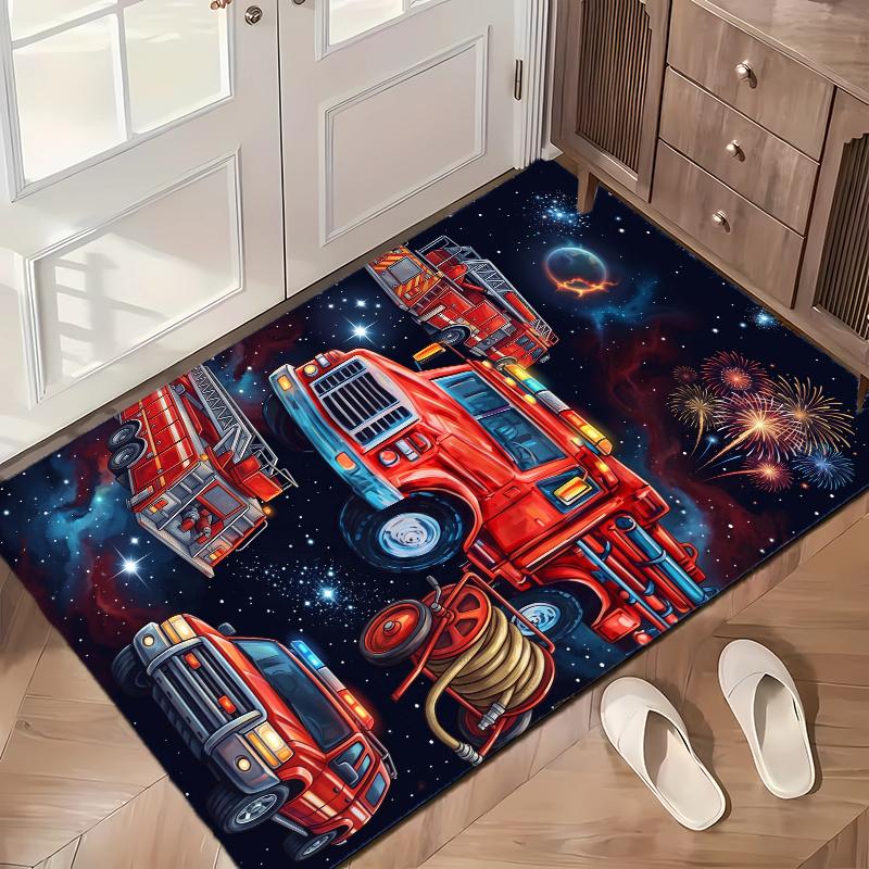 FireTruck (27) Office carpets suitable for living rooms bedrooms offices and kitchens a gift for modern home decor