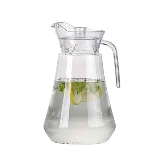 Cold Beverage Pitcher with Spout Spill-Proof Lid Large Capacity Water Jug for Ice Tea Lemonade Juice Outdoor Water Dispenser for Parties Home Office