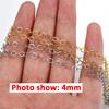 2Meters Gold Color Stainless Steel Polishing O-Ring Chain for Necklace DIY Jewelry Making Findings Materials Handmade Supplies