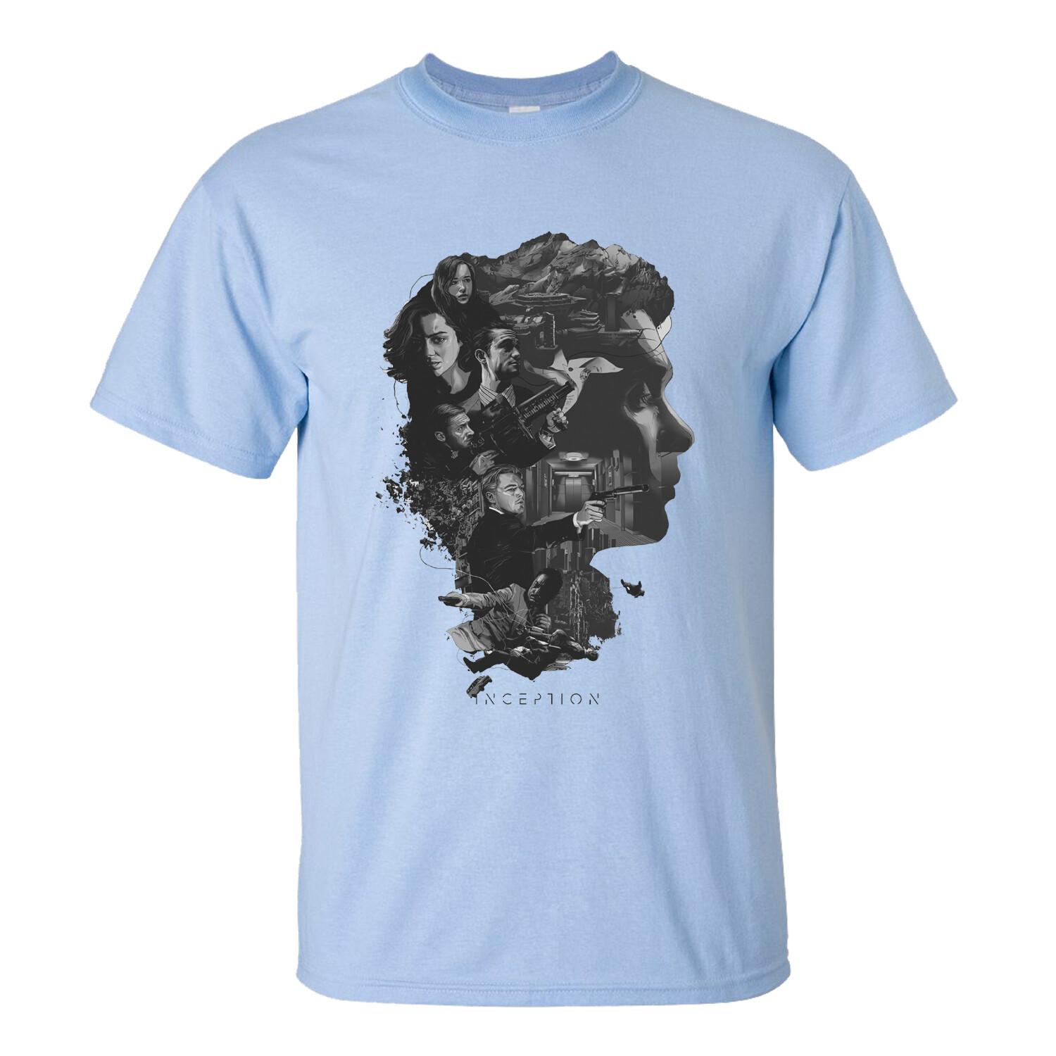Inception Movie Men s Light Blue Size S to 3XL M