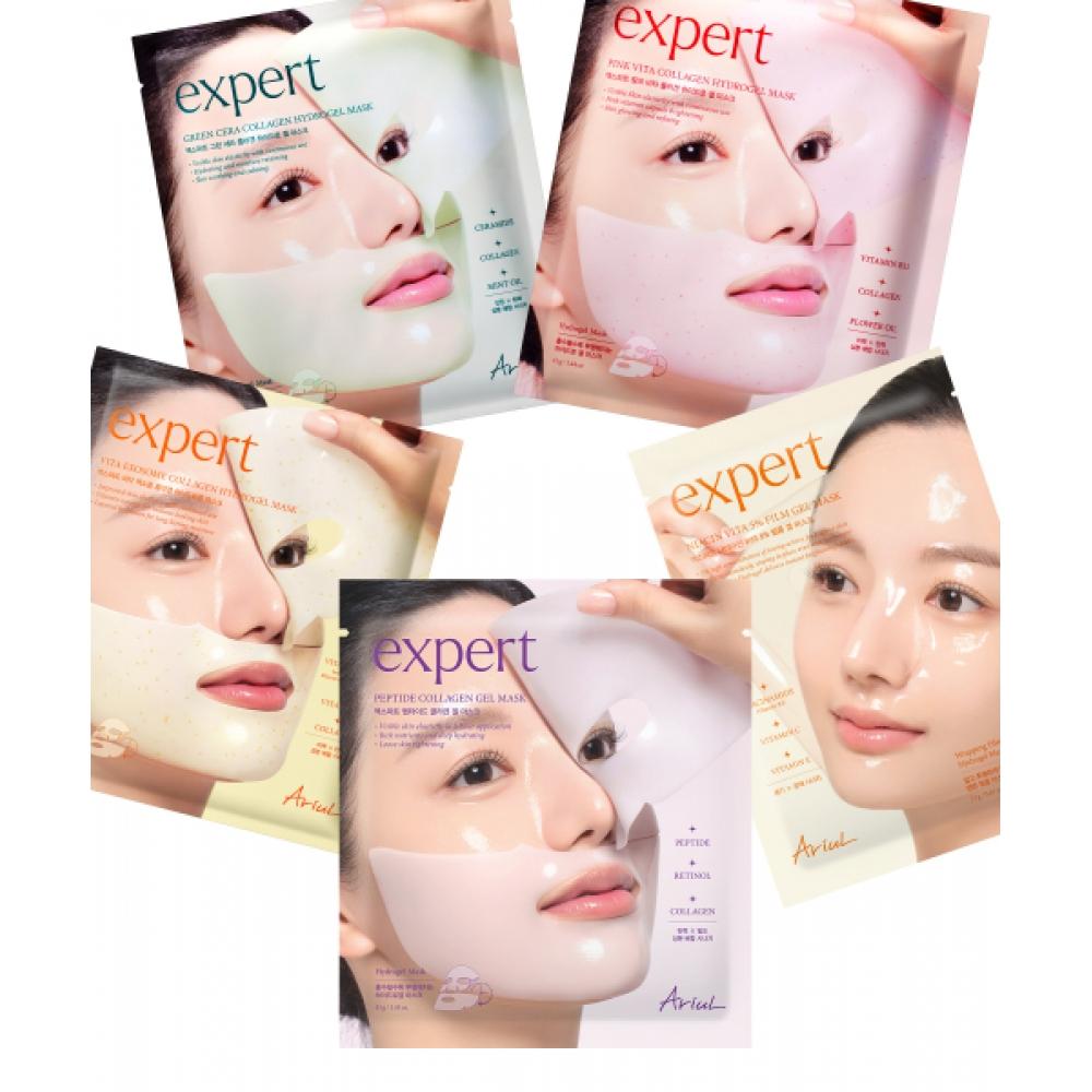 Ariul [4 Sheets In Total] Choose 1 Of 5 Expert Gel Masks  Peptide niacIn Vita Exosome Green Cera pInk Vita (AREP010) A peptide 4 pack