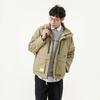 New Balance Men's New Balance Multiple Pockets Woven Hooded Jacket Khaki AMJ21356-TCO