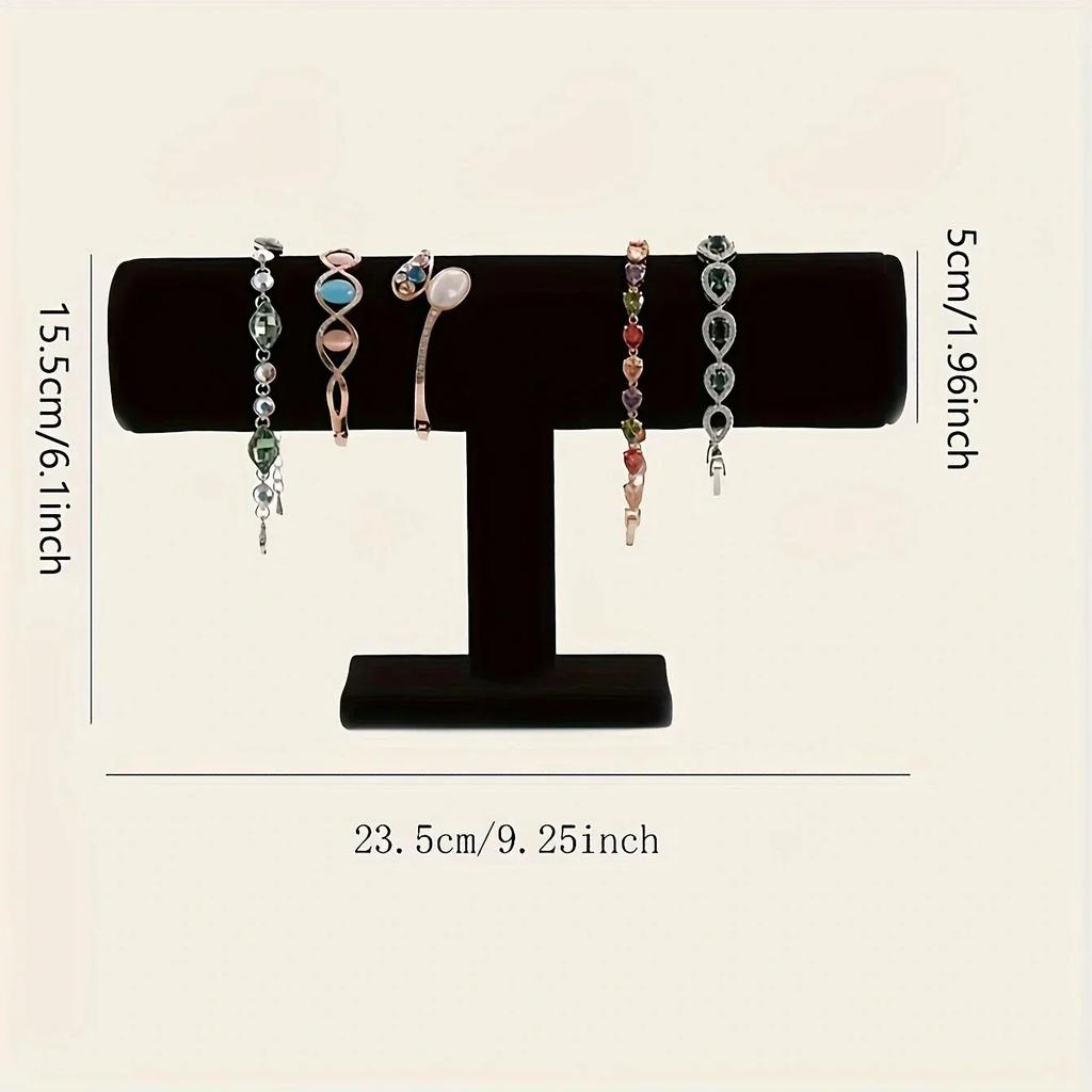 1pc-Watch and Jewelry Display Stand Suede Bracelet Stand Display Prop Stand Bracelet Hair Ring Display Prop