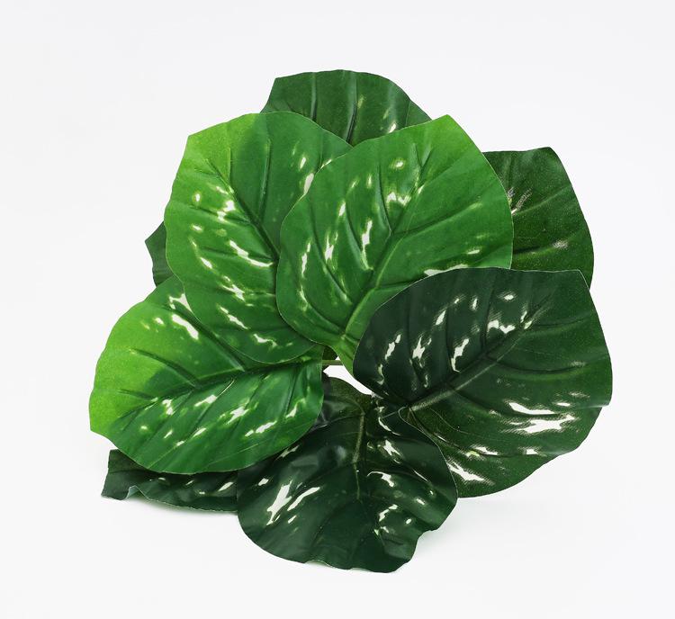 

Девять головок капающего вида имитация маленькой ручки комплект для украшения дома ресторана зеленые растения стена с травой плагин маленькие растения