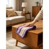 Cotton Striped Face Towel With Absorbent Thickened Fabric For Home Use Adults