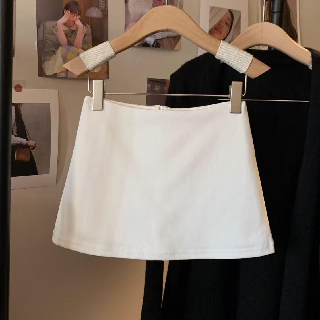 

Grey High Waist Slimming Midi Skirt - Summer 2025 A-line Bodycon for Women 4XL